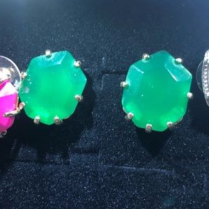 Emerald Kendra Scott studs